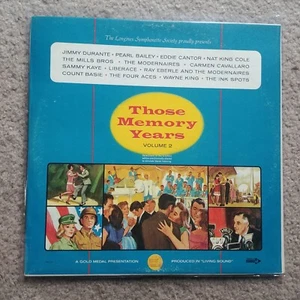 The Longines Symphonette Society Presents Those Memory Years Volume 2 Vinyl - Picture 1 of 4