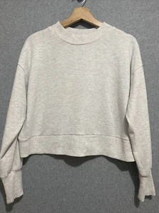 Cotton on Body Jumper Grey Comfort Loungewear Semi Crop Womens Size Medium M - Picture 1 of 8