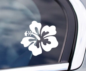 Hibiscus flower car sticker vinyl decal popular surf girl board laptop window - Picture 1 of 5