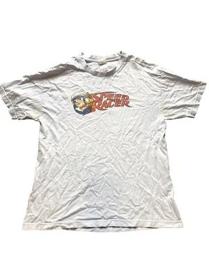 Camisa Speed Racer de Colección Adulto Grande Gris Hielo Tatsunoko Anime Japonés Años 90 Para Hombres Foto 1 de 4