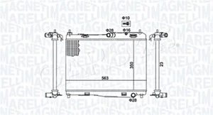 MAGNETI MARELLI Radiator For FORD B-Max Fiesta V VI 1523440 - Picture 1 of 1