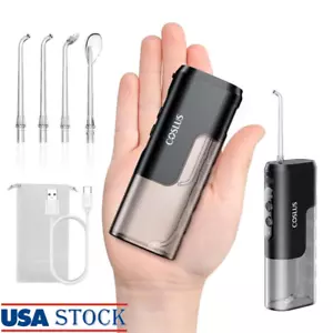 Travel Mini Water Flosser Portable Compact Cordless Oral Irrigator W/ 4 Modes US - Picture 1 of 11