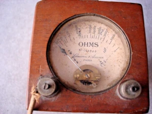 Chauvin & Arnoux à Paris Ohmmètre de poche ancien - Imagen 1 de 4
