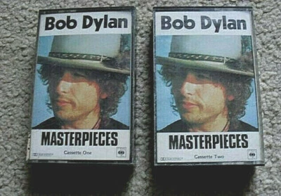 Bob Dylan Masterpieces 2 Cassette Tapes Rock Country Tour Import set - Image 1 of 4