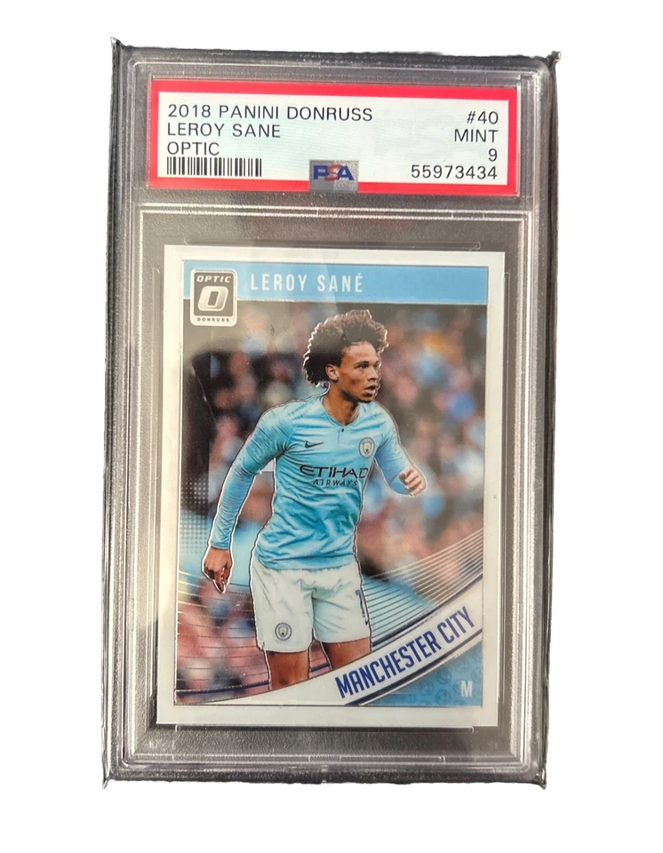 2018 Panini Donruss Leroy Sane Optic #40  PSA9 - Image 1 of 1