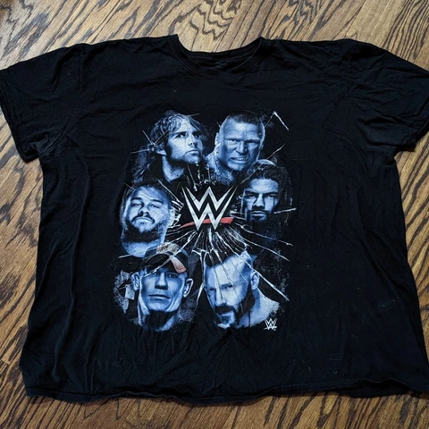 WWE Brock Lesnar John Cena Roman Reigns Kevin Owens SHIRT (3XL) XXXL Wrestling Cover