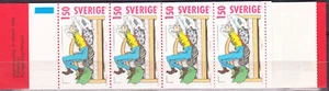 W SWEDEN 1338a bk CHRISTMAS COMIC CHARACTERS - Picture 1 of 2