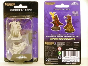 WZK90092 - Pathfinder Deep Cuts Wave 12 - Unpainted Miniatures - Cultist & Devil - Bild 1 von 1