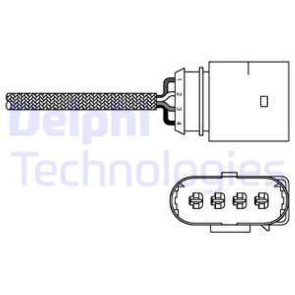 DELPHI Sonda Lambda Ajuste Sonda Apto para Audi A4 1.6 1.8T VW Passat Variant - Imagen 1 de 1