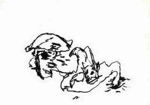 Holger KOCH - GEWISSEN 7 - Handsigniert & datiert 1989 zu Hans BRINKMANN-POEM - Picture 1 of 1