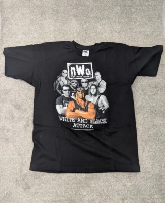 Camisa de Colección Negra Nueva Orden Mundial XL WWF WCW Lucha Libre Nueva 1998 Royal Avalon Hulk Hogan Foto 1 de 4