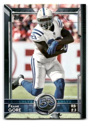 Frank Gore 2015 Topps #354 Indianapolis Colts FOOTBALL - Image 1 of 2