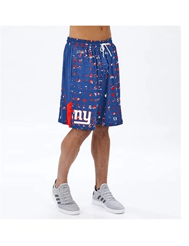 Zubaz NFL Men's New York Giants Color Grid Shorts Cover