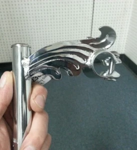 NEW WING BICYCLE GOOSENECK /STEM 22.2MM LOWRIDER BICYCLES - Picture 1 of 4