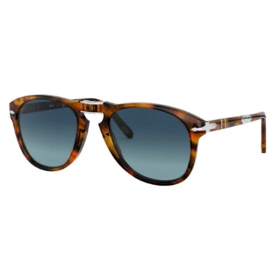 Gafas de sol polarizadas plegables Persol Steve Mcqueen 714SM 108/S3 azul café degradado Foto 1 de 4