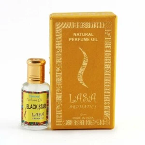 Lasa Aromatics Natural Perfume Oil Black Star Long Lasting Unisex Fragrance 10ML