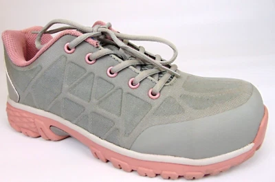 鹦鹉螺女式 N1072 Stratus 安全鞋头工作舒适鞋 9.0 码宽灰色 — 第 1/4 张图片