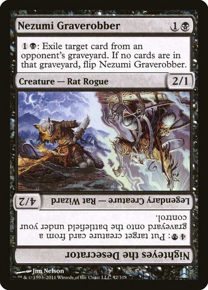 Nezumi Graverobber SP Commander MTG Magic the Gathering Black English Card - Image 1 of 1