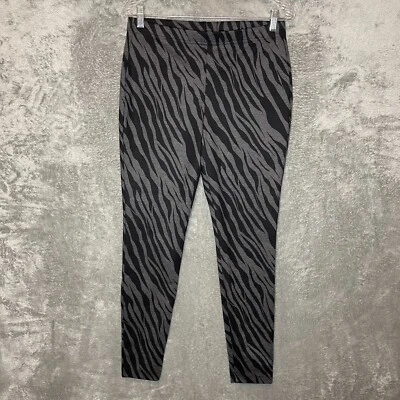 Chicos 1 Mujer Fabulosamente Adelgazante Animal Estampado Cebra Tirar en el Tobillo Legging 8 Foto 1 de 4