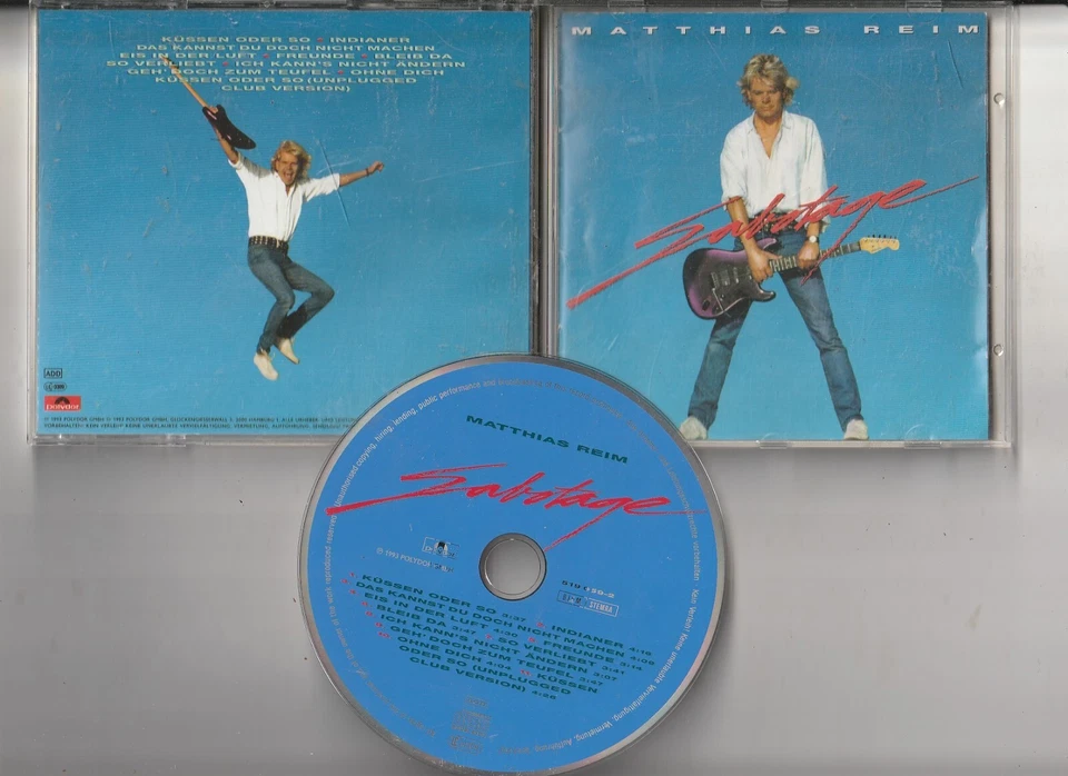 MATTHIAS REIM "Sabotage" CD-Album - Bild 1 von 1