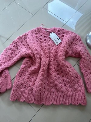 ZARA OVERSIZE PULLOVER M/L FLIEDER MIT WOLLE/ALPAKA - Bild 1 von 4