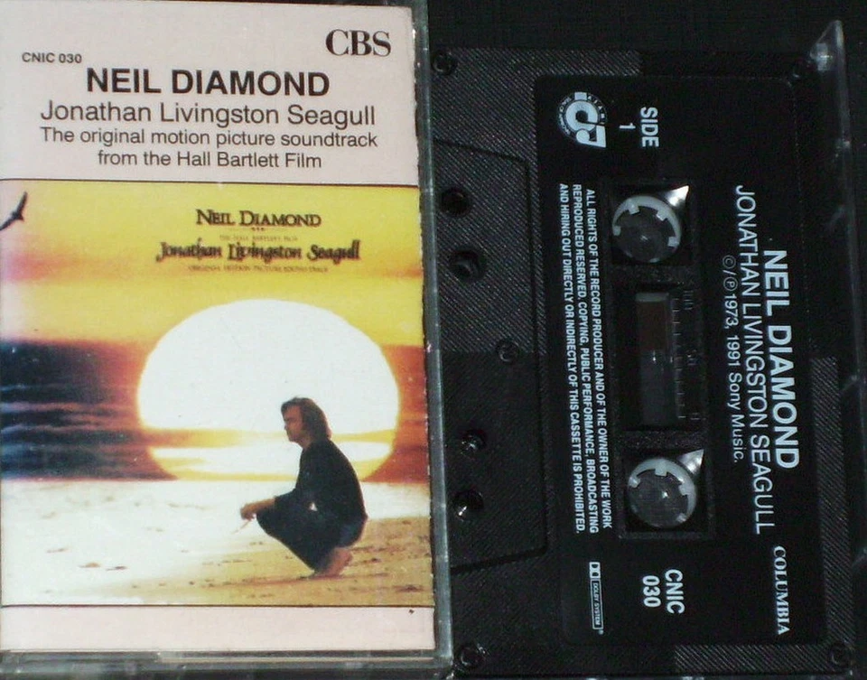 NEIL DIAMOND JONATHAN LIVINGSTON SEAGULL SOUNDTRACK CASSETTE - Image 1 of 1