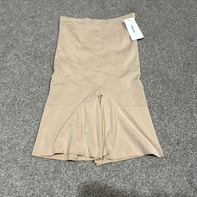 Spanx Women's Oncore High-waisted Mid-thigh Shapewear Shorts Beige Small UK 8-10 - Image 1 of 4