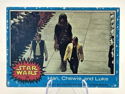 Han, Chewie and Luke 1977 Topps Star Wars #55 - Image 1 of 3