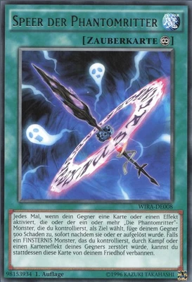 YuGiOh Speer der Phantomritter WIRA-DE008 Rare NM 1st - Bild 1 von 2