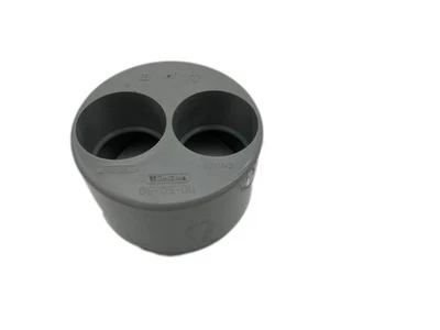 SIBO FLUIDRA NETHERLANDS B.V. 110 mm auf 2x 50 mm Einsatz Reduzierung von Einsatz für KG Rohr Muffe