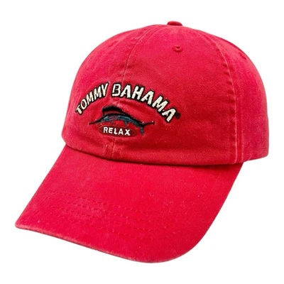 Tommy Bahama Hat Cap StrapBack Red Marlin Relax Baseball Adjustable Mens Beach - Image 1 of 4