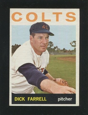 #560 Dick Farrell, Colt .45s - 1964 Topps: EX-MT, algo de brillo 250449 Foto 1 de 3