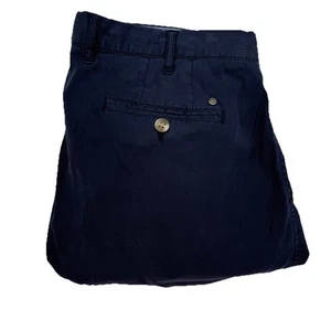 Pantalones Cortos Chinos Peter Millar Para Hombre Talla 36 Ligeros Premium Azul Marino - Imagen 1 de 8