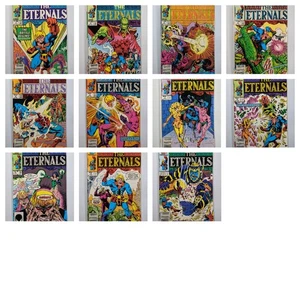 ⚡Marvel The Eternals Comic 1-12 Complete Set 1st Ghaur Key Issue Mid Grade Raw - Picture 1 of 13