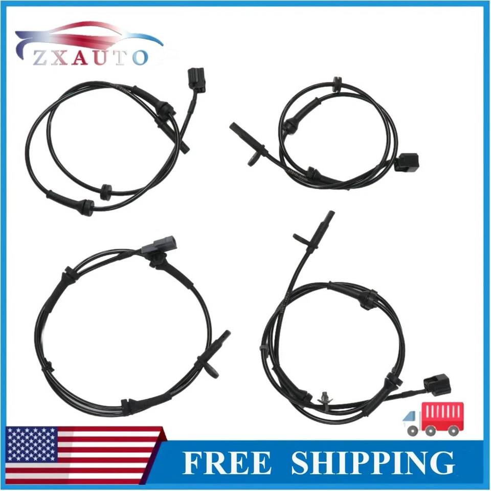 4x Sensor de velocidad de rueda ABS delantero y trasero para 13-20 Nissan Pathfinder Infiniti QX60 Foto 1 de 4