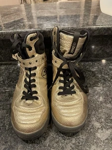 Zumba Street Glam Shoes Sneaker Women Black-Gold Brand Retired Sz 11 / 43 - Picture 1 of 10