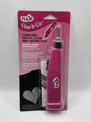 Herramienta inalámbrica de ajuste de calor Tulip Glam-It-Up de cristal y perno Foto 1 de 2