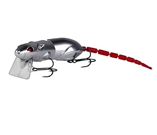 Spro BBZ1 Rat Jr. 40 Crome Silver Oberflächenköder Ratte Maus - Bild 1 von 1