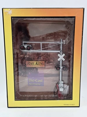 MTH 30-11006 Modern Operating RR Railroad Crossing Signal Lights - NEW - O Gauge - Image 1 of 4