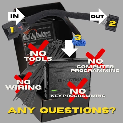 Kits de instalación de arranque remoto Plug&Play llave abatible Ford Ranger 2019 y 2020 Foto 1 de 4