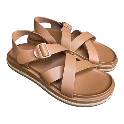 Chaco women’s Townes Leather Sandal size 8 NWOT Cashew - Imagem 1 de 4