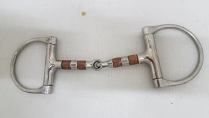 Broca de buque articulada de anillo en D de 5" con boca de rodillo de acero inoxidable y cobre - Imagen 1 de 3