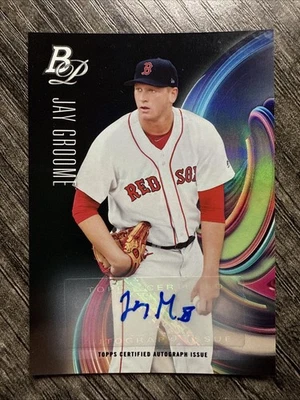 2018 Bowman Platinum Top Prospects Auto Jay Groome #TOP-17 Auto - Image 1 of 2