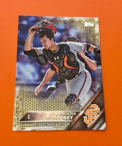 Topps Gold Parallel Buster Posey 2016 #/2016 - Giants Future HOF Stud Legend - Imagen 1 de 2