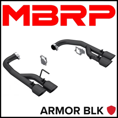 MBRP Armor BLK 2.5" Axle-Back Exhaust System fits 2024-2025 Ford Mustang GT 5.0L - Image 1 of 2