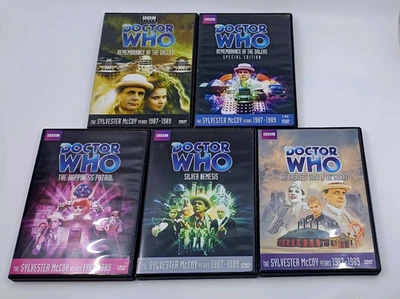Doctor Who Sylvester McCoy Season Twenty-Five  Seventh Doctor DVD Ace Daleks  - Image 1 of 2