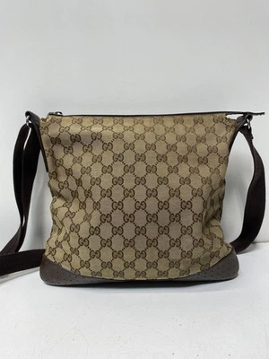 Gucci Brown GG Canvas Shoulder Bag - Image 1 of 4