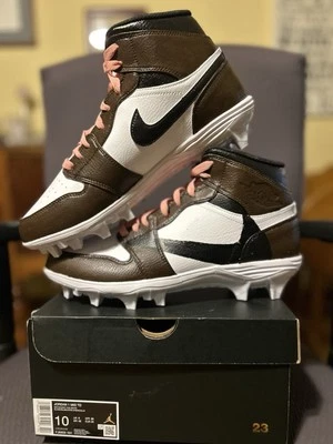 Botín de béisbol Air Jordan 1 'CACTUS JACK TRAVIS SCOTT' talla 10 MCS uno de uno Foto 1 de 4