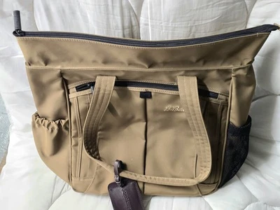 Vintage L.L. Bolso de viaje marrón tostado Bean Cartera Portaequipajes  Foto 1 de 4