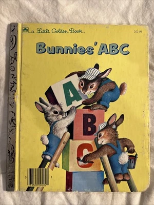 Vintage A Little Golden Book Bunnies’ ABC 202-56 1985 #839 - Image 1 of 4